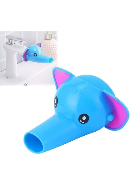 Çocuk El Yıkama Alışkanlığı Kazandırma Aparatı Musluk Uzatma Başlığı Fil Figürlü fırsatları