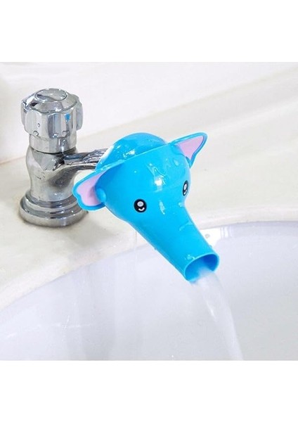 Çocuk El Yıkama Alışkanlığı Kazandırma Aparatı Musluk Uzatma Başlığı Fil Figürlü indirimleri