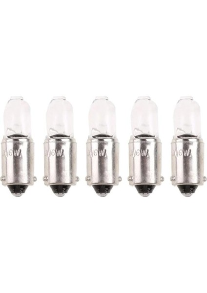 Adet 12V H6W 6W Standart Renk Ampul BAX9S