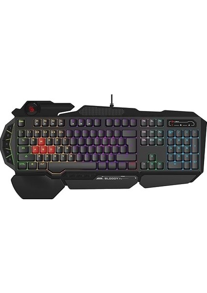 B310N Q Türkçe Multimedya Neon Gamer Oyuncu Klavye (Oyunculara Özel Asdw Yedek Gaming Tuşlar) fırsatları