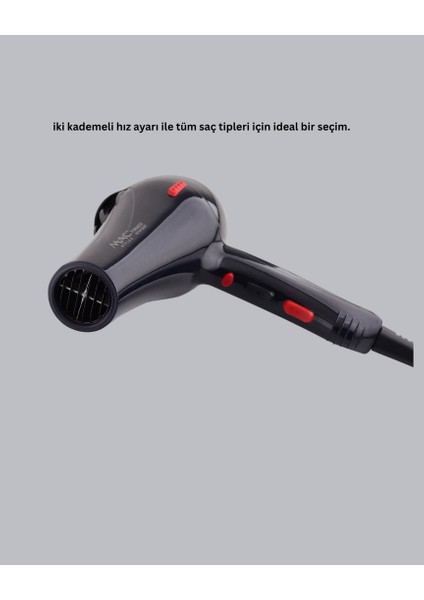 Lzrdwzrd 2200W Ac Motor Saç Kurutma Makinesi Hafif ve Dalı Tasarımlı fırsatları