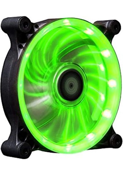 SEII-F1253 Solar Eclipse Iı 120*120*25MM Yeşil LED Işıklı Kasa Fanı