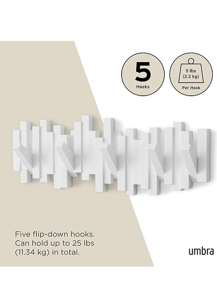 Sticks Para Birimi Askısı, Modern ve Yer Tasarrufu Sağlayan Raporlara Sunulur, Ceketler, Mantolar, Şallar, El Çantaları ve Daha Fazlası Için, Beyaz indirimleri