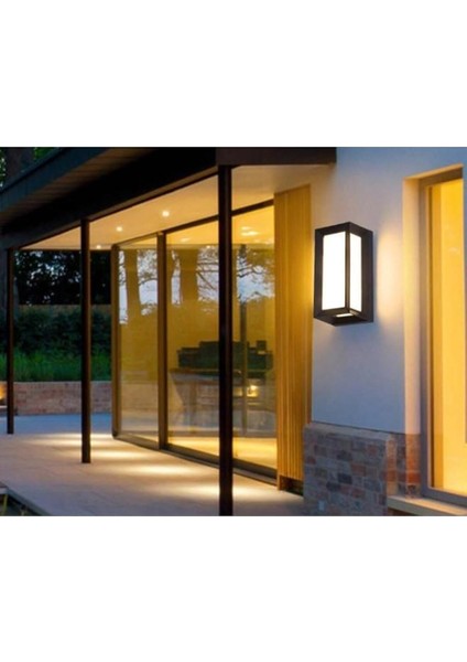 Aydınlatması LED Işık 25CM E27 Duylu Zita Ultra Bahçe Duvar Aplik Su Geçirmez