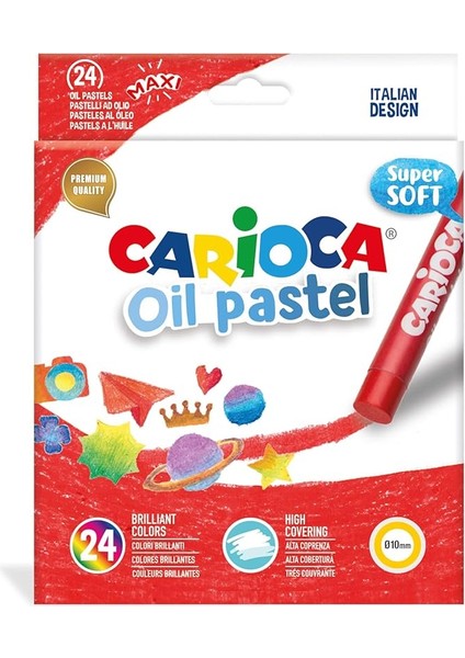 Yağli Pastel Boya Kalemi 24'lü