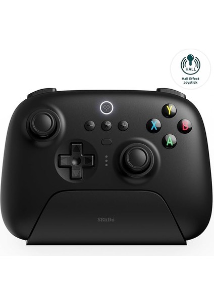 Ultimate Hall Effect 2.4g Controller ve Şarj Dock - Siyah Windows, Android Pc Ipad Uyumlu