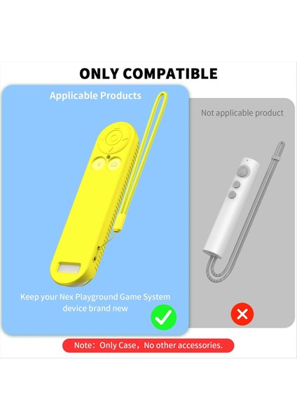 Nex Oyun Alanı Oyun Sistemi Için Silikon Uzaktan Kapak Uzaktan - Kordonlu Kaymaz Darbeye Dayanıklı Koruyucu Kılıf Sarı (Yurt Dışından) fiyatları