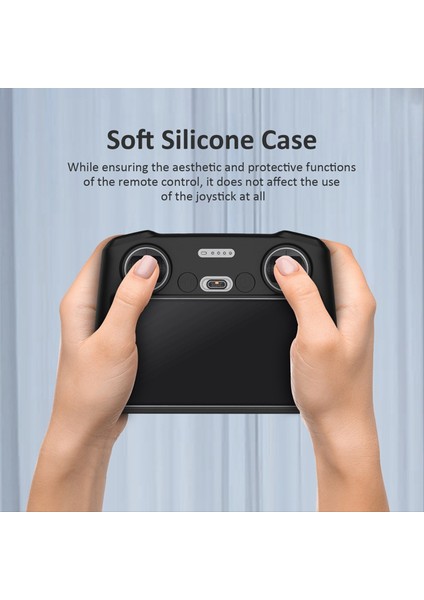 Djı Mini 3 Pro/mavic 3/3c/aır 2s Rc Düşmeye Dayanıklı Uzaktan Kumanda Koruyucu Kapak Silikon Kapak Aksesuarları Siyah (Yurt Dışından) fiyatları