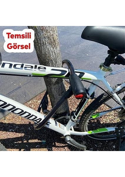 Kilidi 80 cm Halat Zincir Kilit Motosiklet Çelik Kilit Çap 14 Ø Hırsız Önleme Güvenlik modelleri