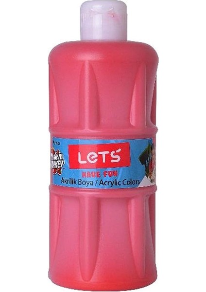 Akrilik Boya 500ML Kırmızı L-5303