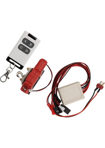 Rc Araba Metal Vinç + Kablosuz Uzaktan Kumanda 1 10 Rc Paletli Kamyon Eksenel SCX10 90046 Trx4 Trx6 Kırmızı (Yurt Dışından) modelleri