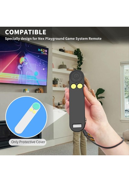 Nex Oyun Alanı Oyun Sistemi Için Silikon Uzaktan Kapak Uzaktan - Kordonlu Kaymaz Darbeye Dayanıklı Koruyucu Kılıf Siyah (Yurt Dışından) indirimleri