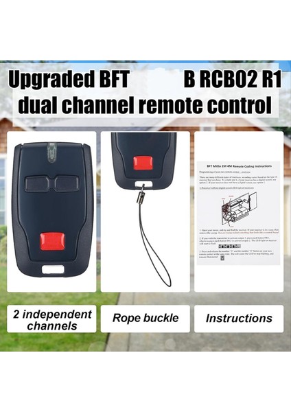 6 Adet 2 Kanal Uzaktan Kumanda Bft Mitto B RCB02 R1 433 Mhz Kapı Açıcı Uzaktan Kumanda Verici (Yurt Dışından) fiyatları