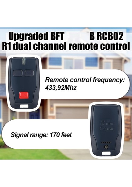 6 Adet 2 Kanal Uzaktan Kumanda Bft Mitto B RCB02 R1 433 Mhz Kapı Açıcı Uzaktan Kumanda Verici (Yurt Dışından) modelleri