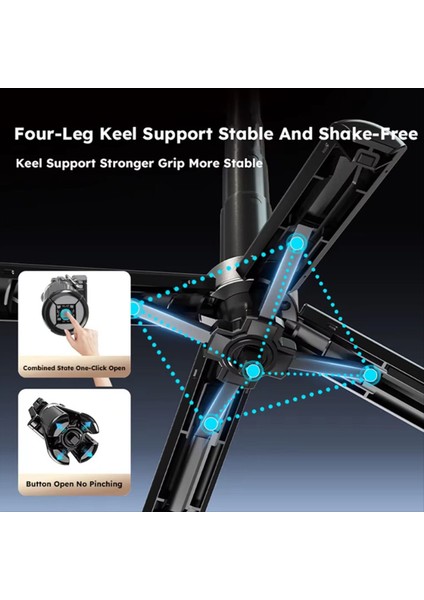4 In1 360 ° Manyetik Dönen Selfie Çubuk Tripod Standı Magsafe Teleskoplama Telefon Montajı Için Bluetooth Uzaktan Kumanda (Yurt Dışından) modelleri