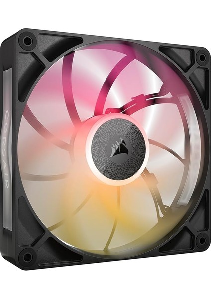 Icue Lınk RX140 Max Rgb 140 mm Pwm Kalın Fan, Yüksek Statik Basınç, Manyetik Kubbe Yatak, Tekli Fan, Siyah