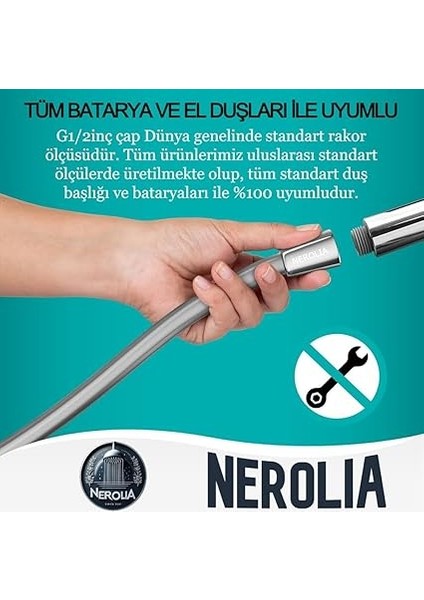 - A Kalite Dayanıklı Paslanmaz Duş Spirali/ekstra Uzun Pvc Banyo Hortumu (Pvc 150) indirimleri