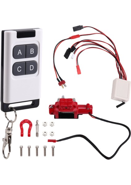 1/10 Araba Modeli Yeni Tırmanma Araba Kurtarma Metal Vinç Çok Fonksiyonlu Uzaktan Kumanda ile 1/10 Rc Paletli Kırmızı (Yurt Dışından) fiyatları