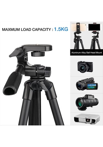 Video Kamera Tripod Stand Standı Xiaomi Huawei iPhone Gopro Selfie Uzaktan Kumanda Genişletilebilir Fotoğraf Uzmanı (Yurt Dışından) modelleri