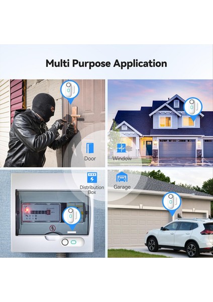 Kablosuz Kapı Penceresi Sensörü Güvenlik Alarm Sistemi Uzaktan Kontrol 120DB Kilabine Güvenlik Evi Için Anti Hırsızlık Anti Akıllı (Yurt Dışından) fırsatları