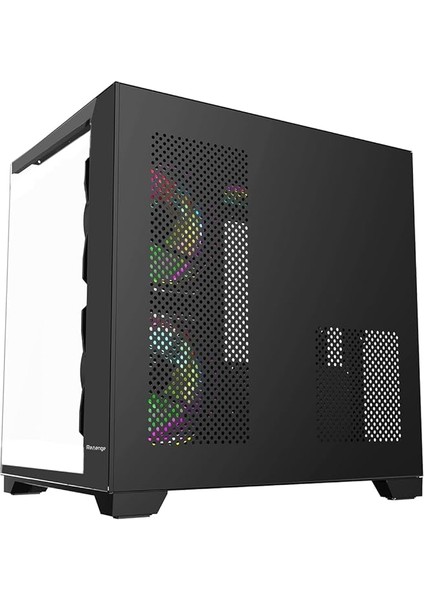 3 Rgb Fanlı Temperli Cam Panel Boş M-Atx Gaming Oyuncu Bilgisayar Kasası fırsatları
