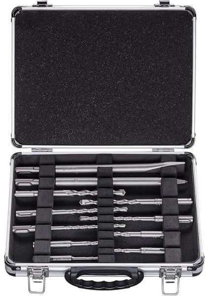 Professional Accessories 11 Parça Sds-Plus Karışık Darbeli Matkap ve Keski Seti (Beton ve Duvar Işleri Için, Darbeli Matkap Aksesuarı)