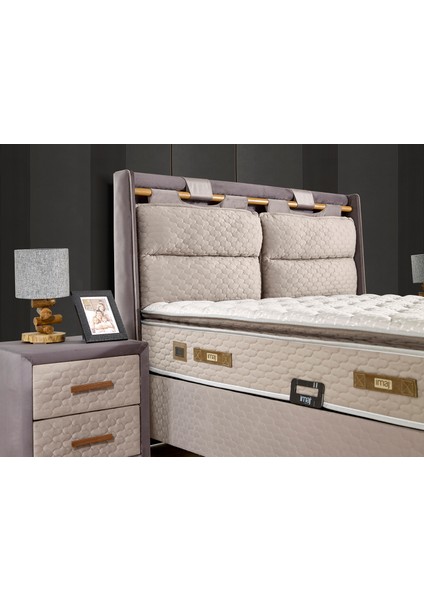 Sleep Maker Set Çift Kişilik Yatak Seti 140 x 190 Başlık + Sandıklı Baza+ Ortopedik Yatak fiyatları