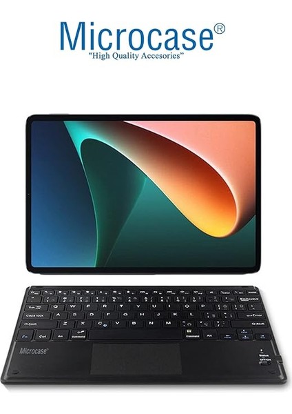 Tablet ve Telefonlar Için Şarjlı Touchpadli Türkçe Bluetooth Klavye - AL2724 Siyah modelleri