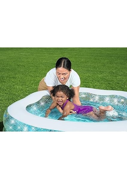 1.50M x 1.27M x 43CM Sparkle Shell Çocuk Havuzu modelleri