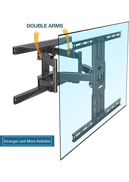 Bayou Nb P6 LCD LED OLED 40"–80" Uyumlu, Ultra Ince Tv Askı Aparatı Tuv Sertifikalı 2023 Versiyon fiyatları