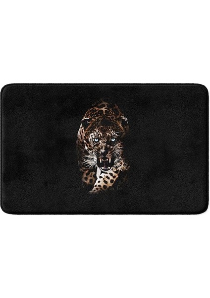 Mikrofiber Banyo Paspası, Kaymaz Taban, Makinede Yıkanabilir, Çok Amaçlı Halı (125_BPSM, 40X60)