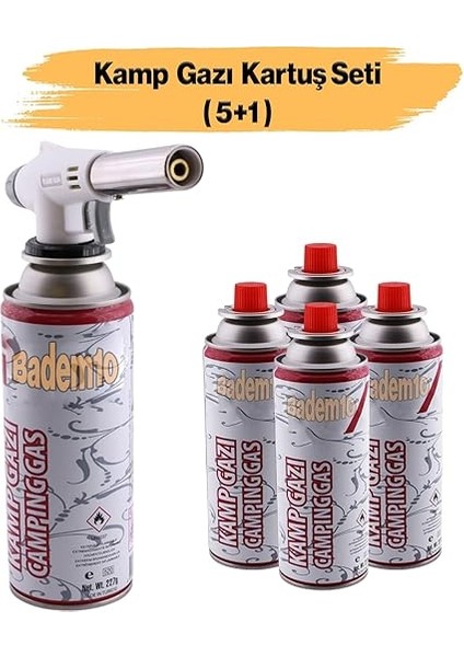 Set Çakmaklı Pürmüz Yedek Kartuşu Kamp Gazı 227 Gram Piknik Kamp Mangal Mutfak Ateş Tutuşturucu indirimleri