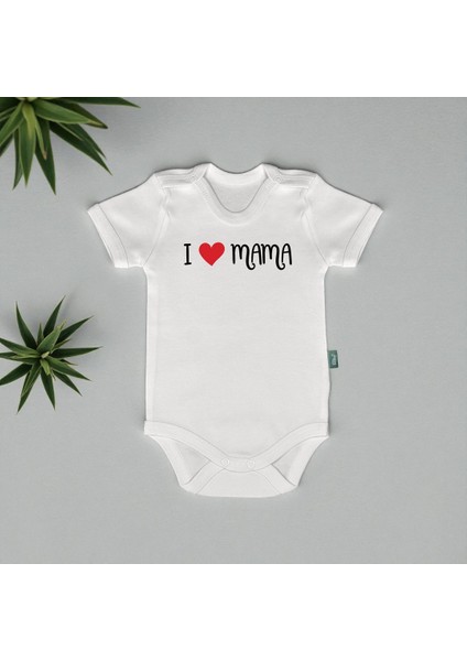 Anneye Özel Bebek Body & Zıbın Ingilizce I Love