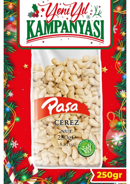 Çiğ Kaju 250 gr - Tuzsuz Naturel Kaju Fıstığı