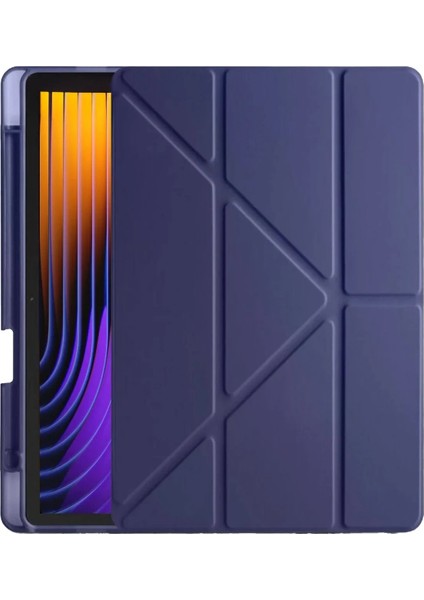 CPT83 Xiaomi Pad 7 Pro Kılıf Kalemlikli Mars Tablet Kılıfı - Lacivert