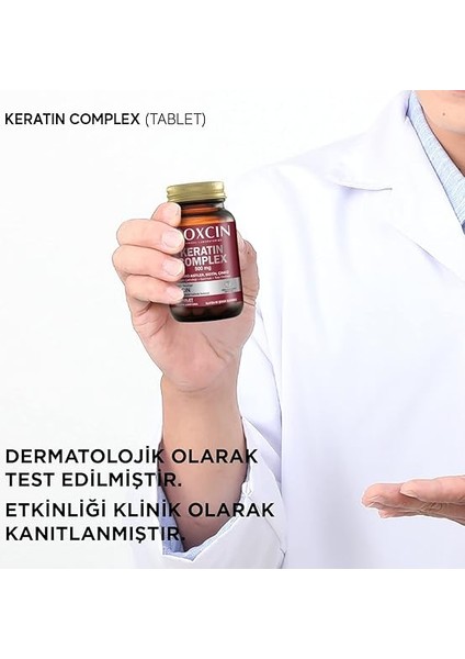 Keratin Complex Takviye Edici Gıda – 60 Tablet – Biotin, Çinko, Kolajen, Vitaminler ve Bitki Ekstraktları Içerikli – Saç, Cilt ve Tırnak Sağlığı Için Destek modelleri