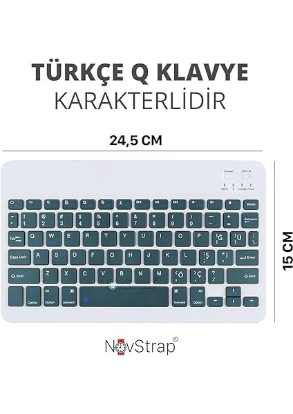 Ipad Air 11 Inç/pro 11 (M3/m2) Çip 2025-2024 ile Uyumlu Bluetooth Klavye Mouse Seti Lavanta modelleri