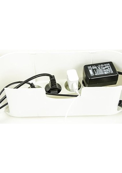 Kablo Düzenleyici, Priz Koruyucu, Çoklu Priz Koruyucu Kutu Organizer (Beyaz) fırsatları