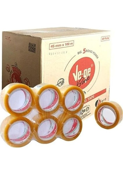 Şeffaf Koli Bandı, 45X100, 10 Adet modelleri