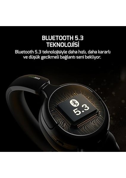 Aero Ultra Siyah Triple Mode (Kablosuz/bluetooth/2.4g) Gaming (Oyuncu) Kulaklık fırsatları