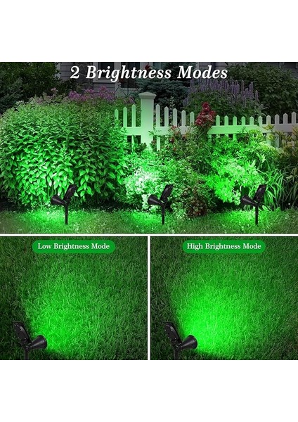 Yeşil 18 LED Spot Güneş Enerjili Bahçe Aydınlatma Lambası, Fotoselli, Spike Aplik, 18W Su Geçirmez Dış Mekan Solar Lamba, Ağaç, Veranda, Garaj, Havuz, Duvar ve Zemin Montajına Uygundur 42 cm fırsatları