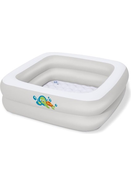 Kare Bebek Havuzu - Beyaz, 51116, 86 x 25CM, Beyaz