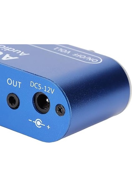 Mini Stereo Mikser 4'ü 1 Arada Ses Seviyesi Ayarı 3,5 mm Ses Seçici Amplifikatör, Pc Dizüstü Bilgisayar Kulaklığı ve Kaydetmeniz Gereken Tüm Yazılımlar Için fırsatları