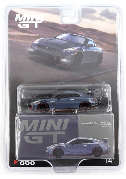 1:64 Nissan Gt-R Nismo 2024 Stealth Gray Diecast Model Araba MGT00868