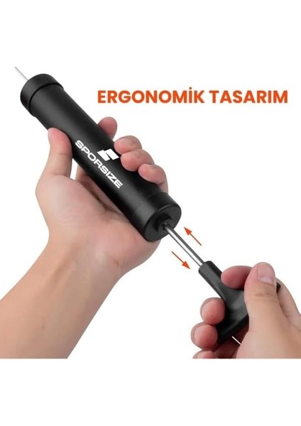 Futbol Basketbol Voleybol Hentbol Pilates Topu Denge Diski Şişirme Pompası - Top Şişirme Pompası indirimleri