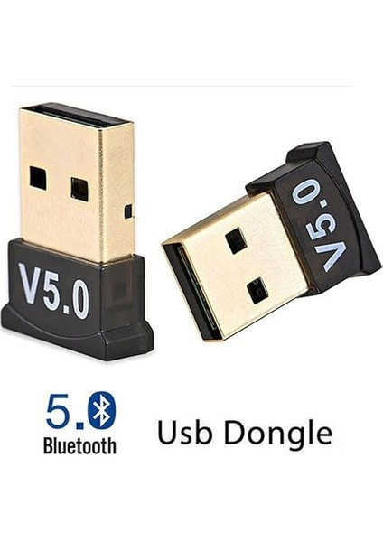 Mini V5.0 USB Bluetooth Dongle 5.0 Bluetooth Adaptör Ent modelleri