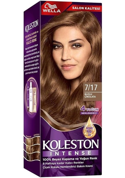 Intense 7-17 Buzlu Çikolata Saç Boyası
