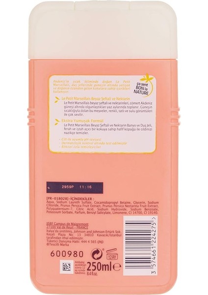 Petit Marseillais Duş Jeli Şeftali ve Nektarin (250 Ml) fiyatları