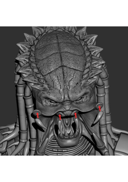CRAFTSY3D Predator Büst – 3D Baskı Bilim Kurgu Dekoratif Koleksiyon Heykeli fiyatları