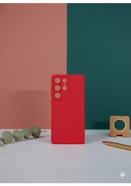 Samsung Galalaxy S25 Ultra Kılıf Lansman Kamera Korumalı Içi Kadife Yumuşak Renkli Silikon Mat Hisli